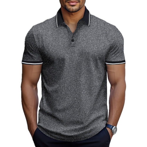 Everett Rowan Lapel Tee - Grey - view 1