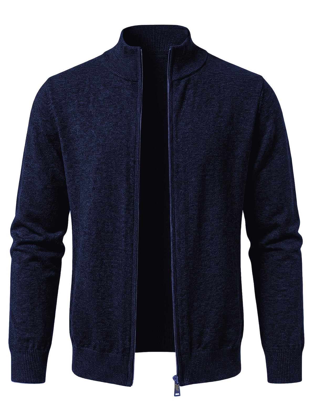 Everett Shaw Zip Cardigan - Navy - view 1