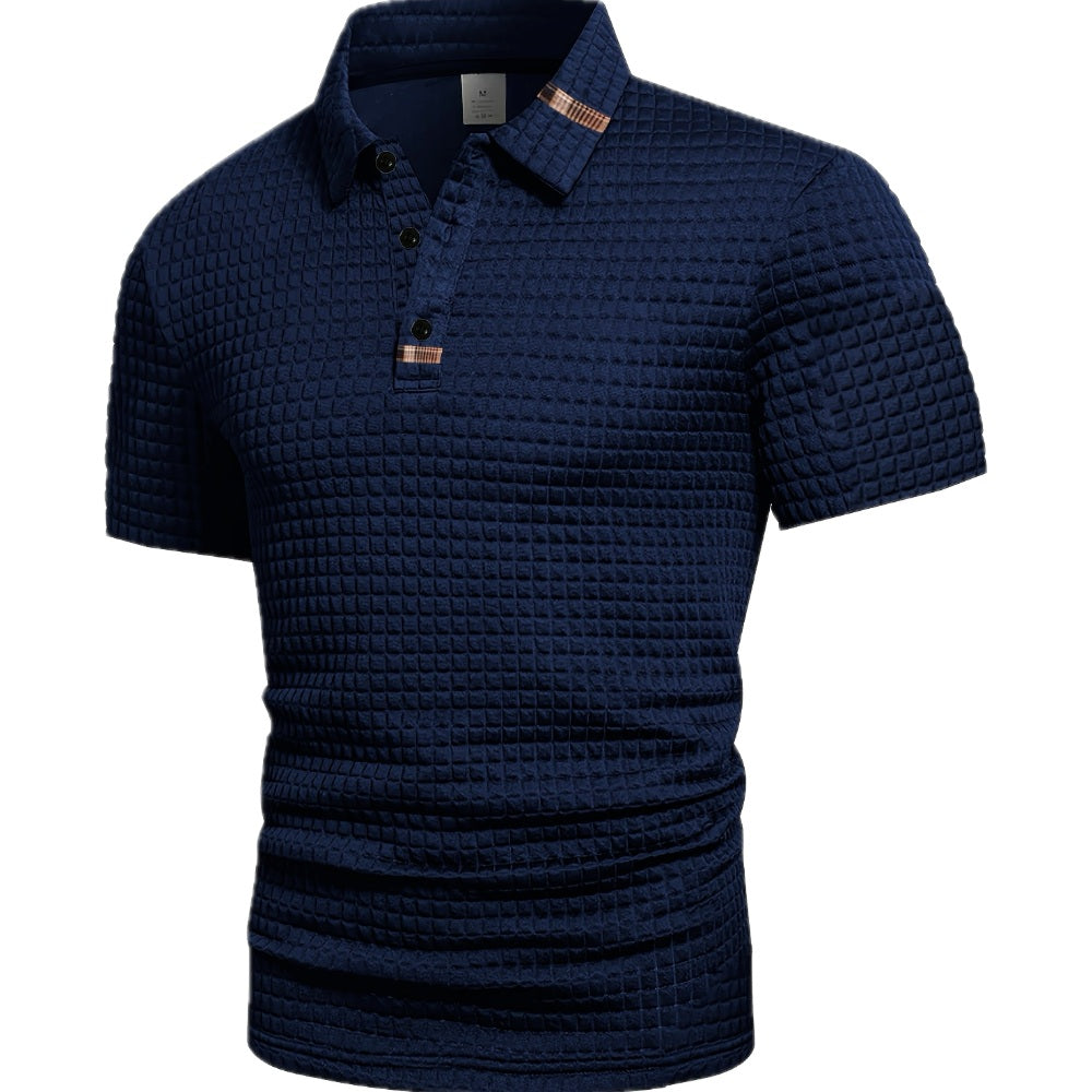 Felix Mercer Button-Up Shirt - Navy - view 1