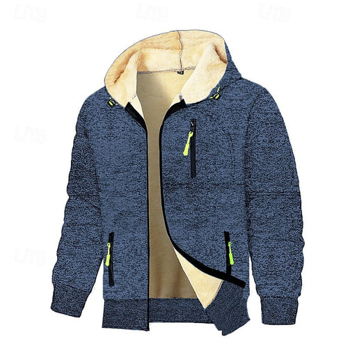 Felix Nolan Color-Block Hoodie - Navy - view 1