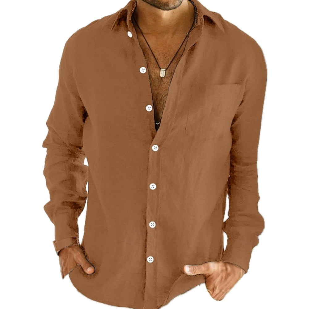 Felix Nolan Pocket Shirt - Brown - view 1