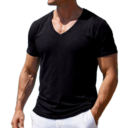 Felix Quinn V-Neck Tee - Black - view 1