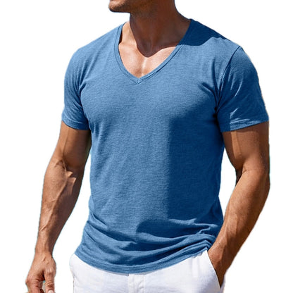 Felix Quinn V-Neck Tee - Blue - view 1