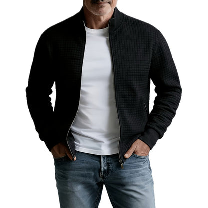 Felix Stone Textured Jacket - Black - view 1