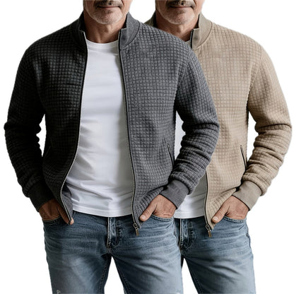 Felix Stone Textured Jacket - Grey - view 2