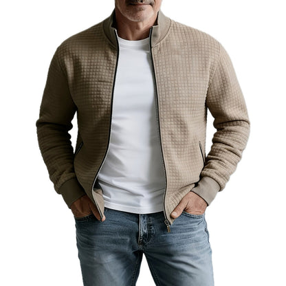 Felix Stone Textured Jacket - Khaki - view 1