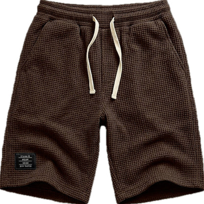 Ferris Lane Waffle Shorts - Brown - view 1