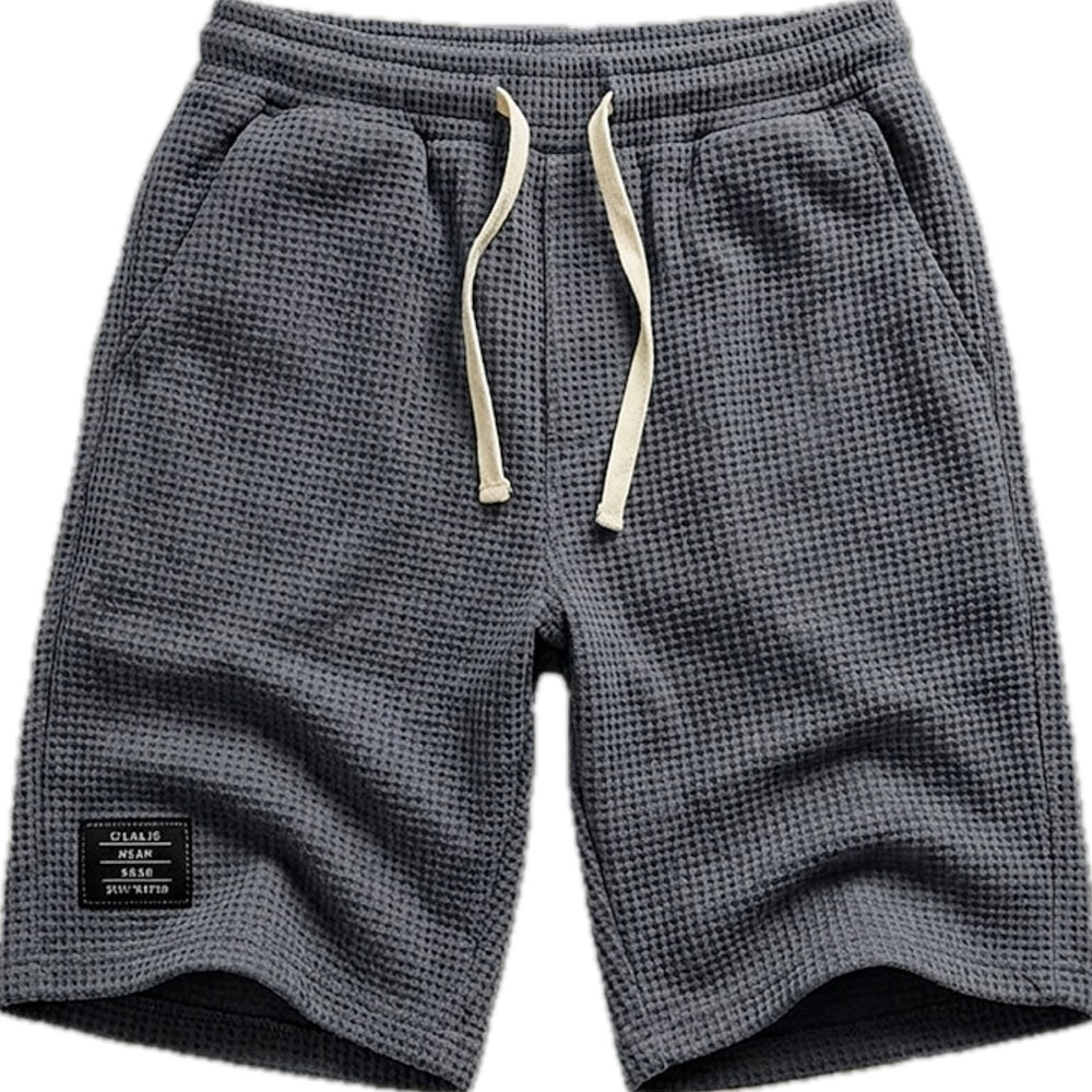Ferris Lane Waffle Shorts - Navy - view 1