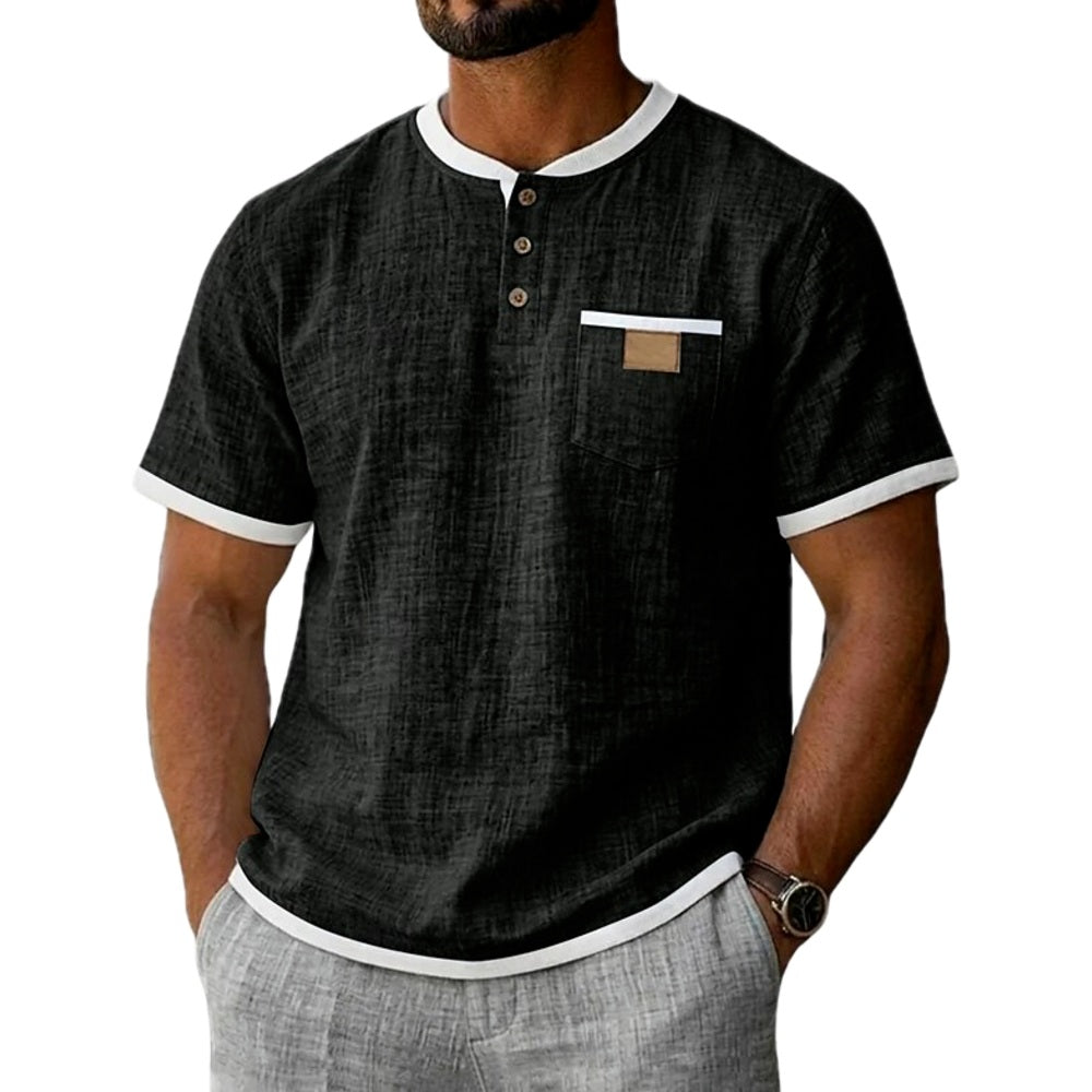 Finley Knox Patchwork Shirt - Black - view 1
