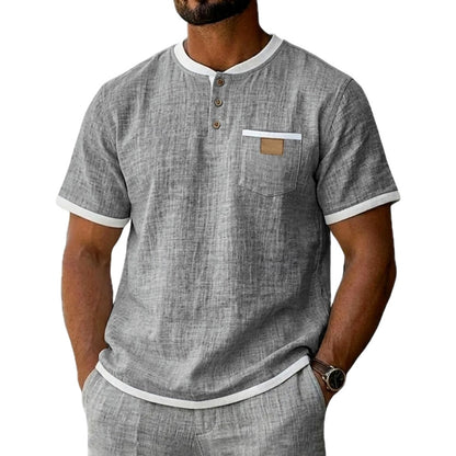 Finley Knox Patchwork Shirt - Grey - view 1