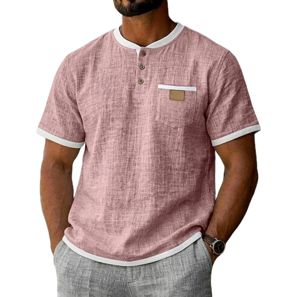 Finley Knox Patchwork Shirt - Pink - view 1
