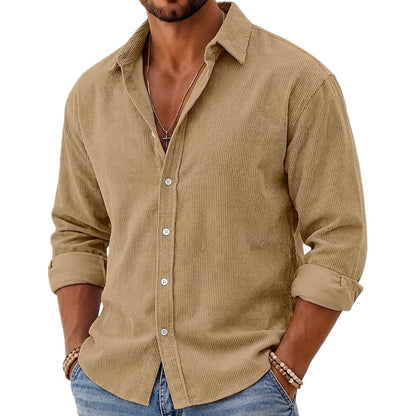 Finn Carter Button-Up Shirt - Khaki - view 1