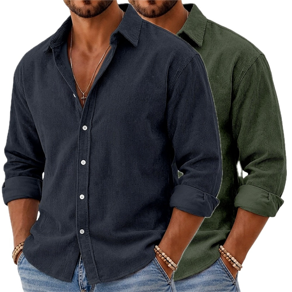 Finn Carter Button-Up Shirt - Navy - view 2