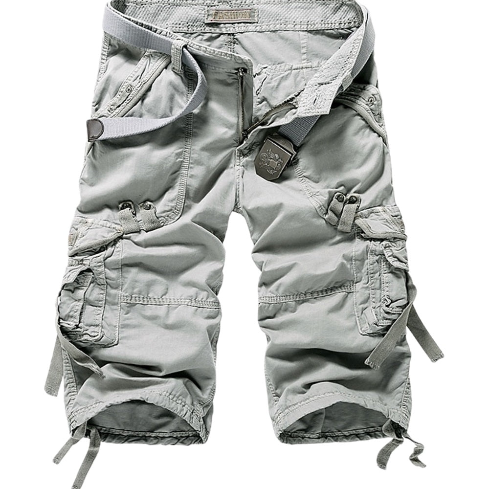 Finn Mercer Cargo Capris - Grey - view 1