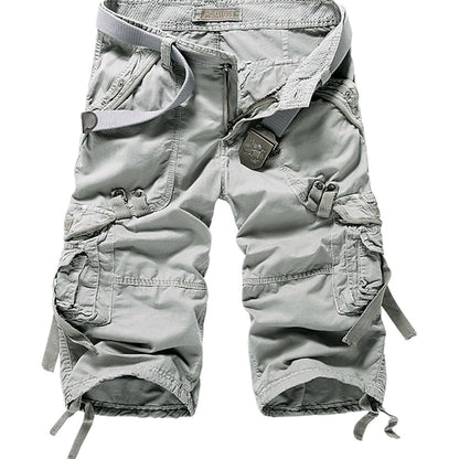 Finn Mercer Cargo Capris - Grey - view 1