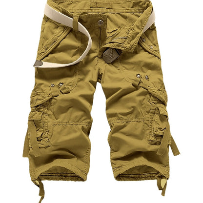 Finn Mercer Cargo Capris - Khaki - view 1