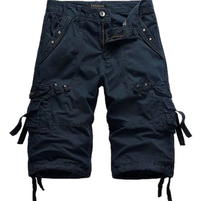 Finn Mercer Cargo Capris - Navy - view 1