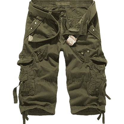 Finn Mercer Cargo Capris - Olive - view 1
