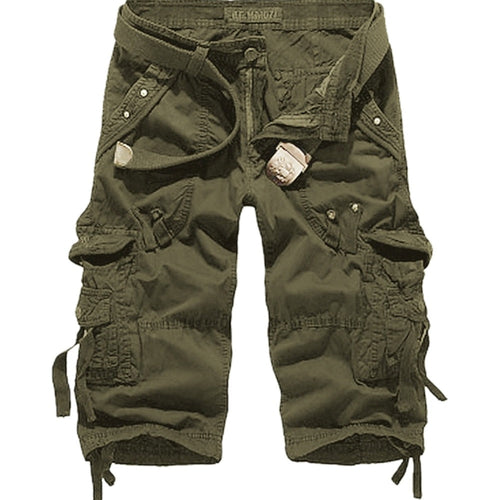 Finn Mercer Cargo Capris - Olive - view 1