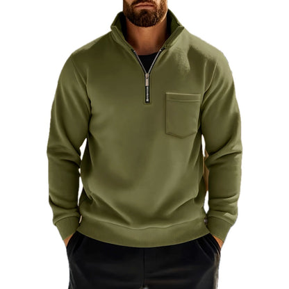 Finn Mercer Half-Zip Shirt - Green - view 1