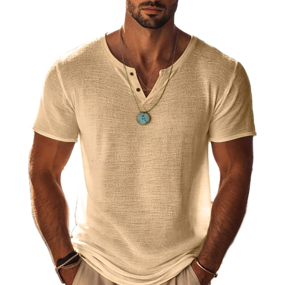 Gabriel Miles Everett T-Shirt - Beige - view 1
