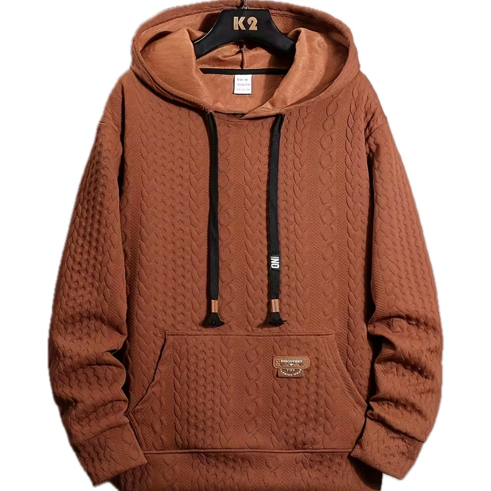 Gavin Arthur Wells Hoodie - Brown - view 1