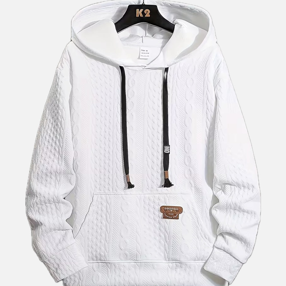 Gavin Arthur Wells Hoodie - White - view 1