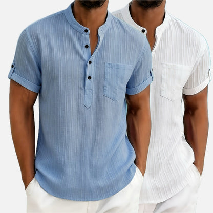 Gavin Cross Casual Shirt - Blue - view 2