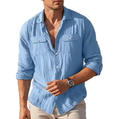 Gavin Hayes Pocket Shirt - Blue - view 1