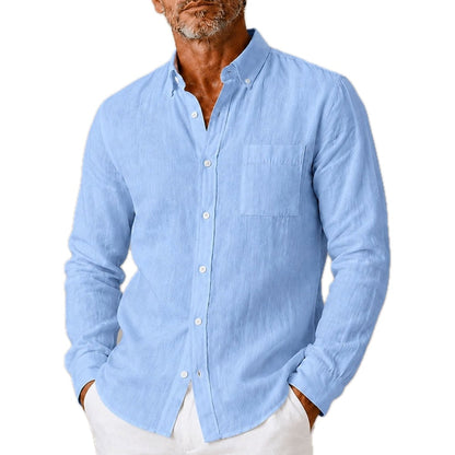 Gavin Pierce Button-Down Shirt - Blue - view 1