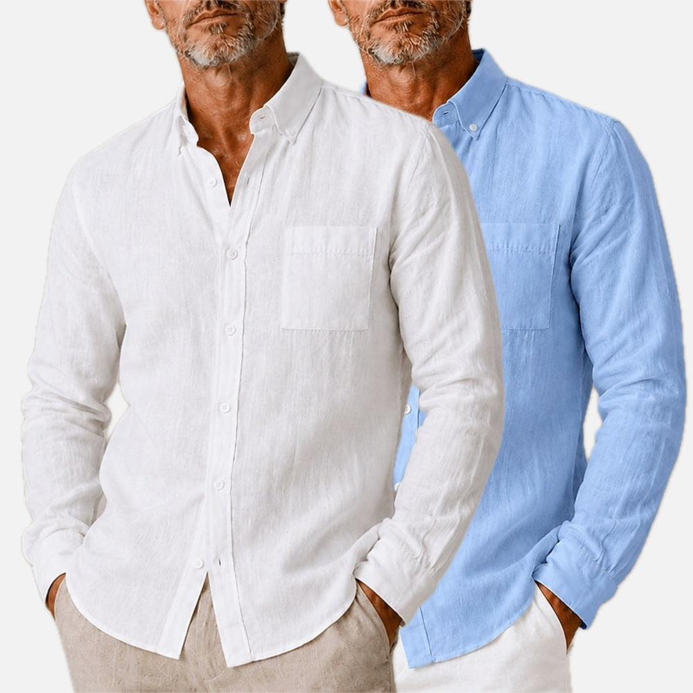 Gavin Pierce Button-Down Shirt - White - view 2