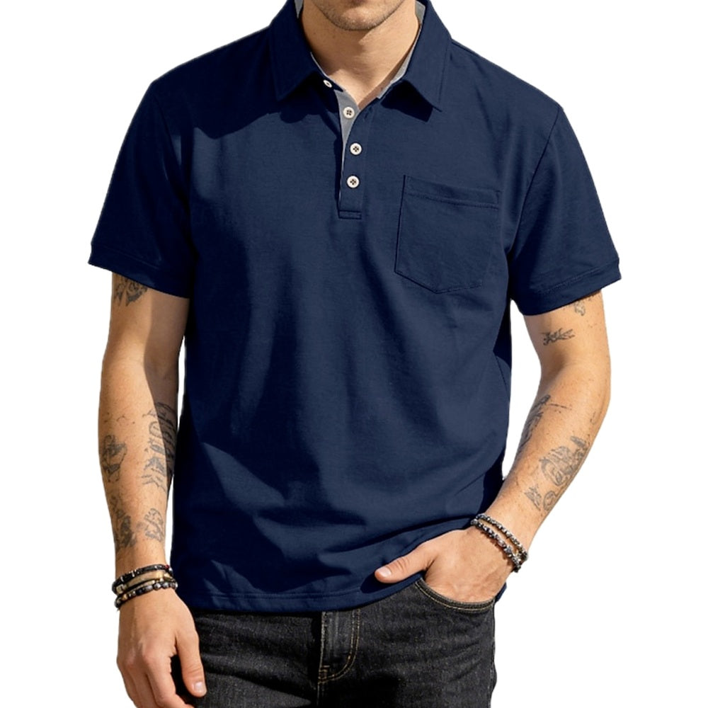 Gavin Pierce Quick-Dry Polo - Navy - view 1