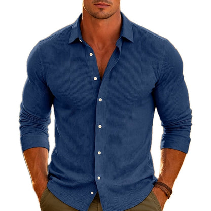 Gavin Pierce Textured Shirt - Navy - view 1