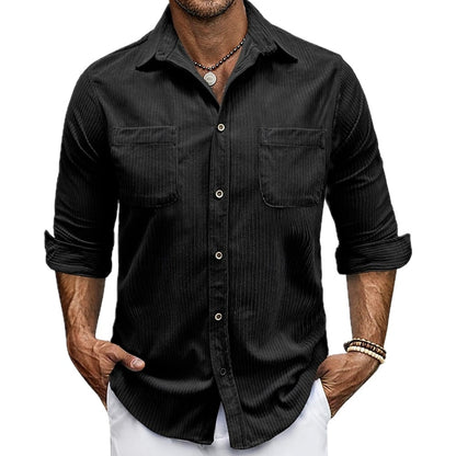 Gideon Hale Pocket Shirt - Black - view 1