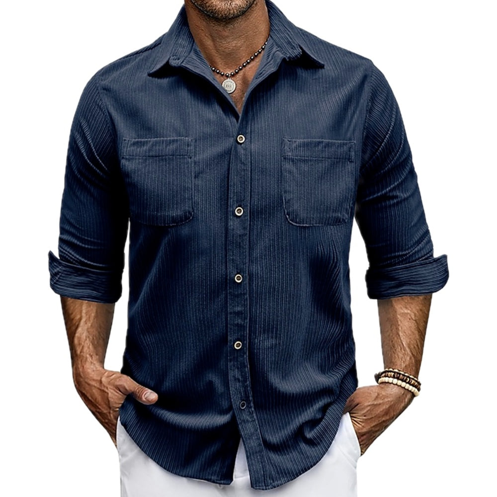 Gideon Hale Pocket Shirt - Blue - view 1