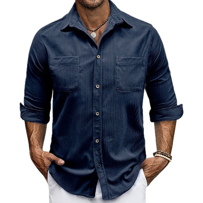Gideon Hale Pocket Shirt - Blue - view 1
