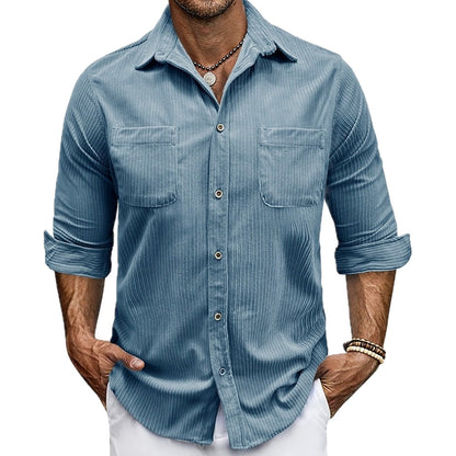 Gideon Hale Pocket Shirt - Blue 2 - view 1