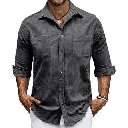 Gideon Hale Pocket Shirt - Grey - view 1