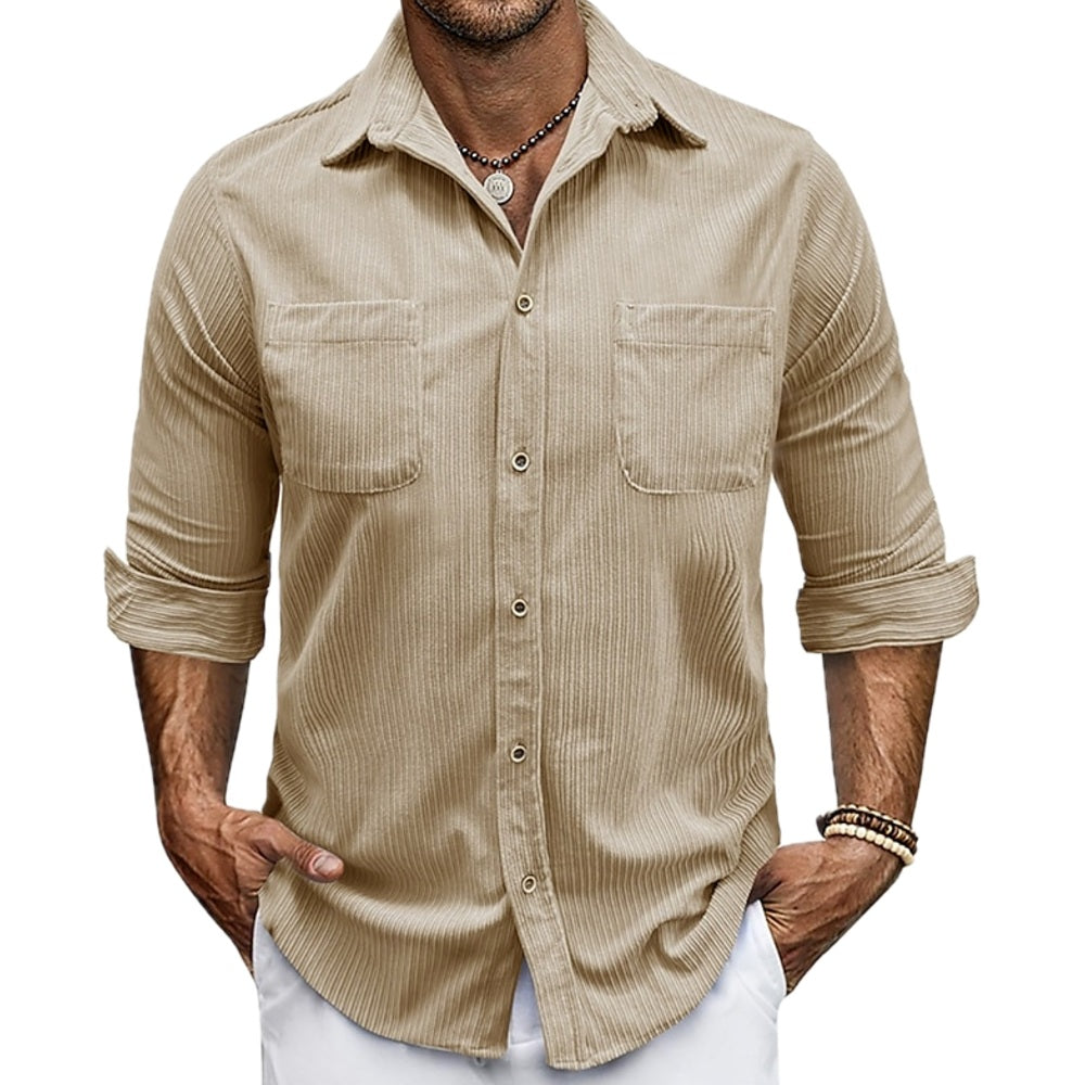 Gideon Hale Pocket Shirt - Khaki - view 1