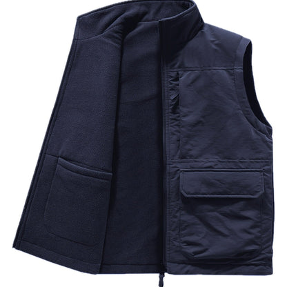Gideon Laurence Paul Vest - Blue - view 1
