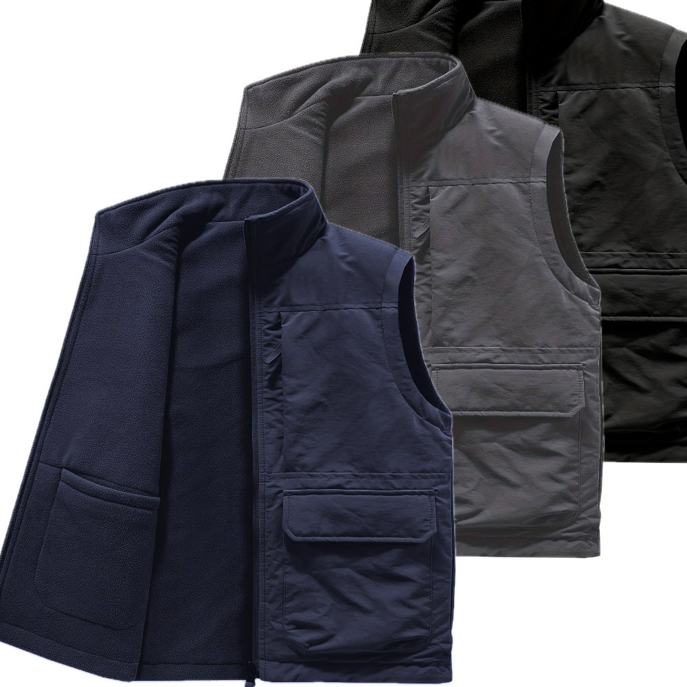 Gideon Laurence Paul Vest - Blue - view 2