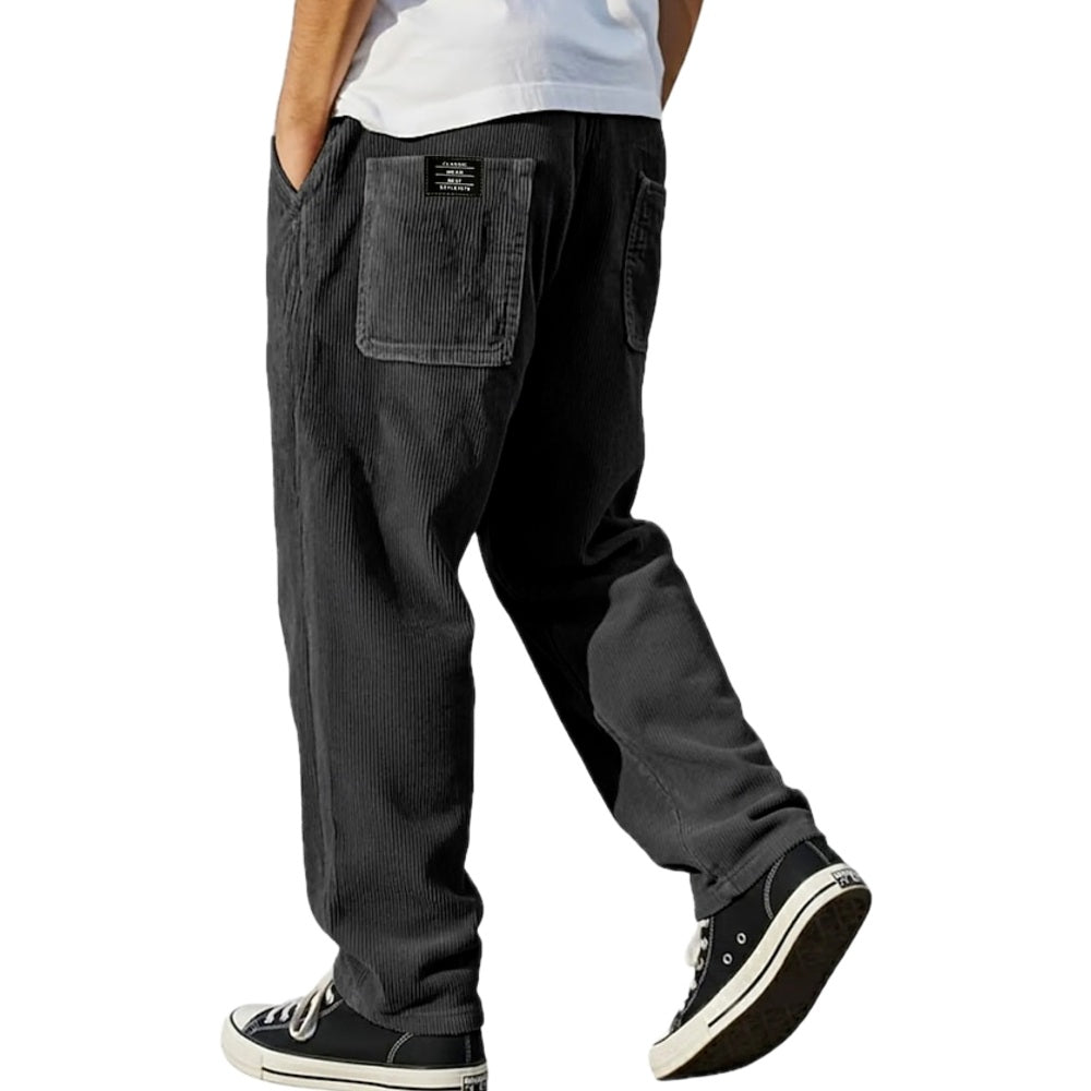 Gideon Pierce Straight-Leg Pants - Black - view 1