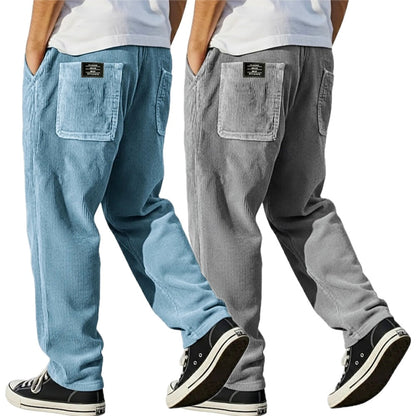 Gideon Pierce Straight-Leg Pants - Blue - view 2