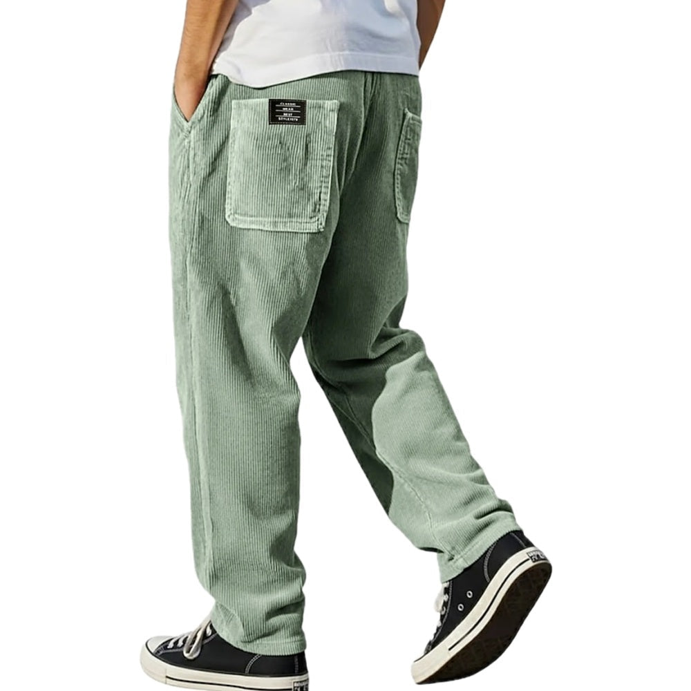 Gideon Pierce Straight-Leg Pants - Green - view 1