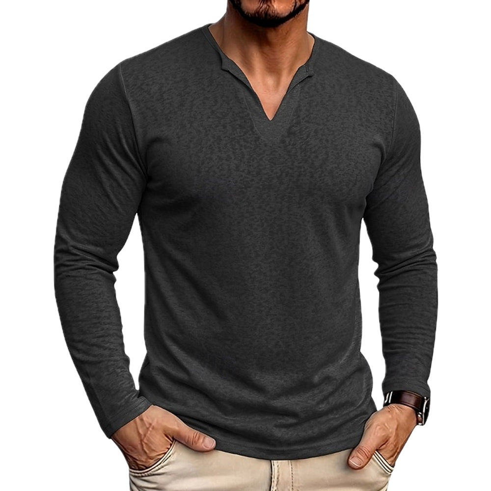 Grady West V-Neck Tee - Black - view 1
