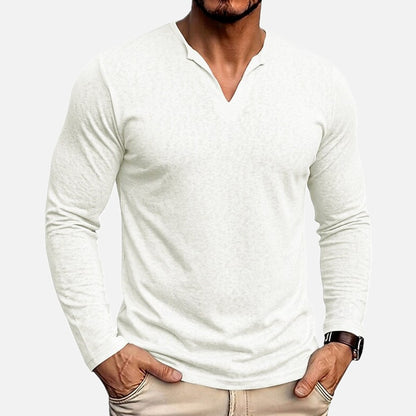 Grady West V-Neck Tee - White - view 1
