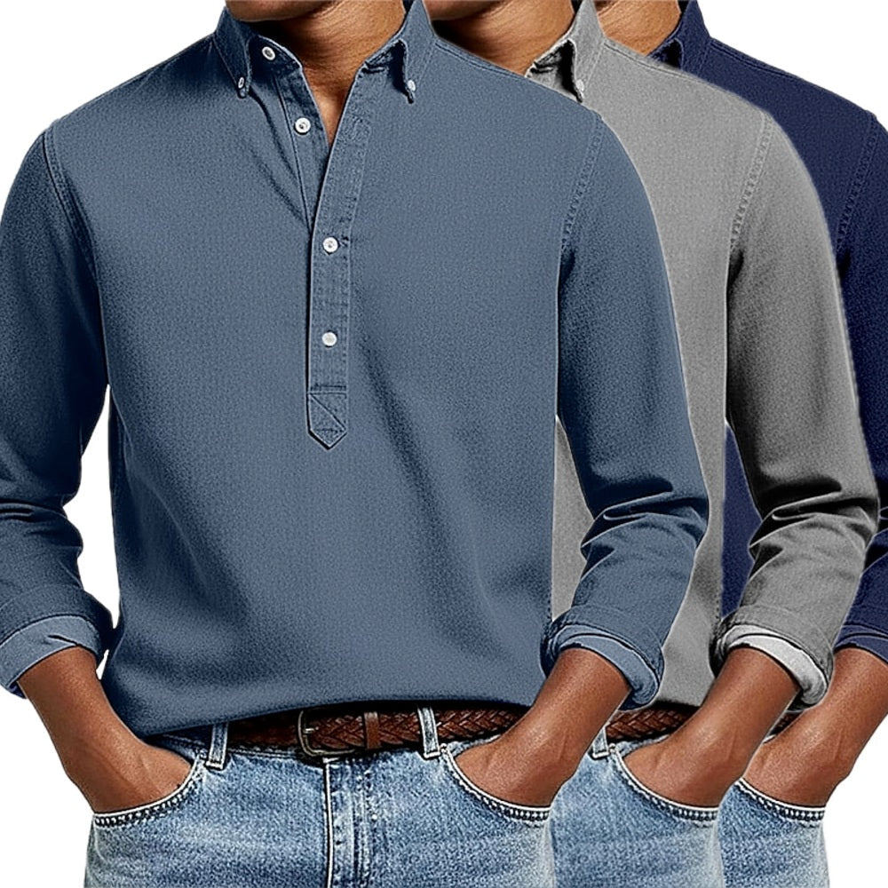 Graham Ellis Button-Down Shirt - Navy - view 2