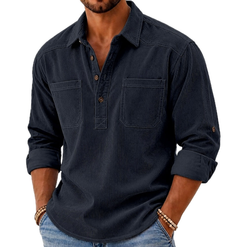 Graham Ellis Utility Shirt - Navy - view 1