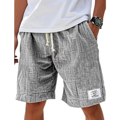 Grayson Pierce Drawstring Shorts - Grey - view 1