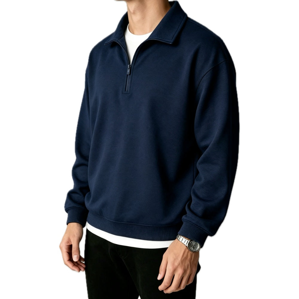 Hadrian Joel Knox Sweatshirt - Navy - view 2